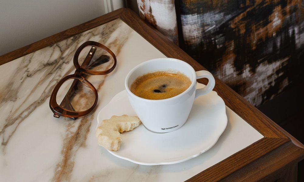 Coffee in bedroom