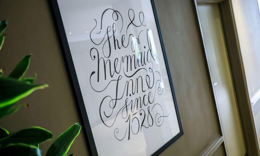 Poster at Castle Hotel