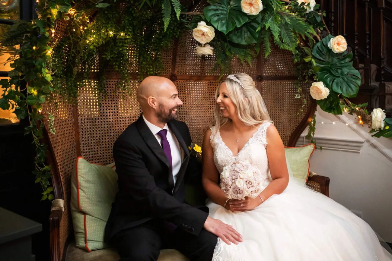 Castle Hotel Windsor Bride and Groom