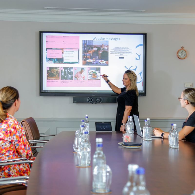 click share technology in boardroom