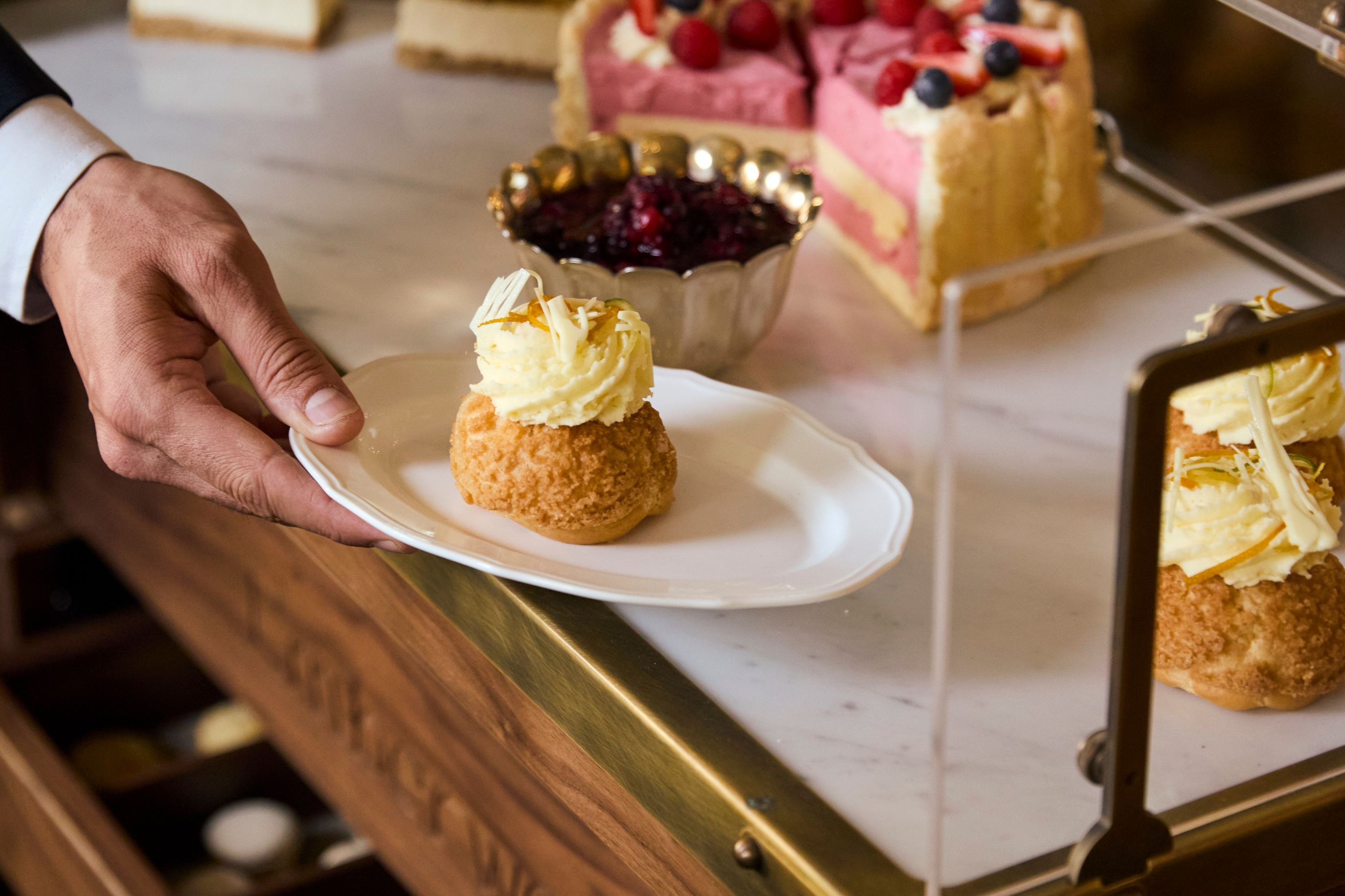 Afternoon tea at Castle Hotel