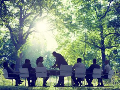 Outdoor meeting
