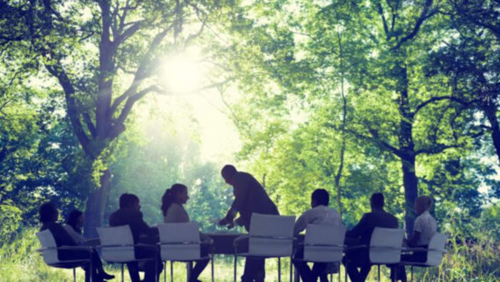 Outdoor meeting