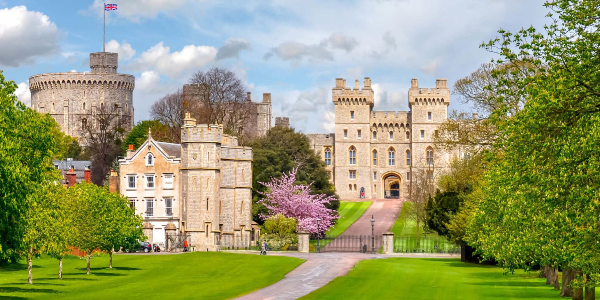 Windsor Castle in spring
