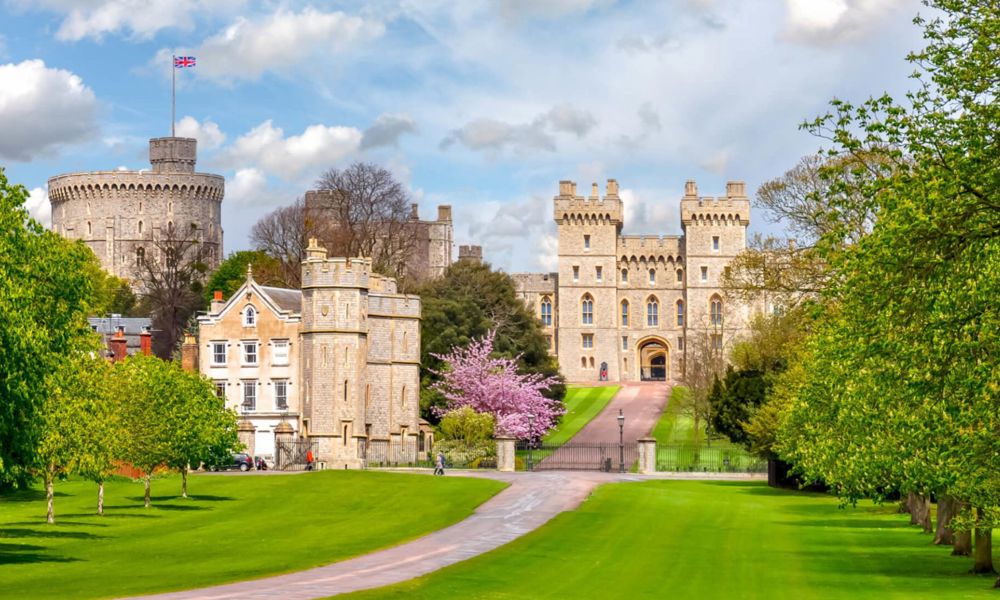 Windsor Castle in spring