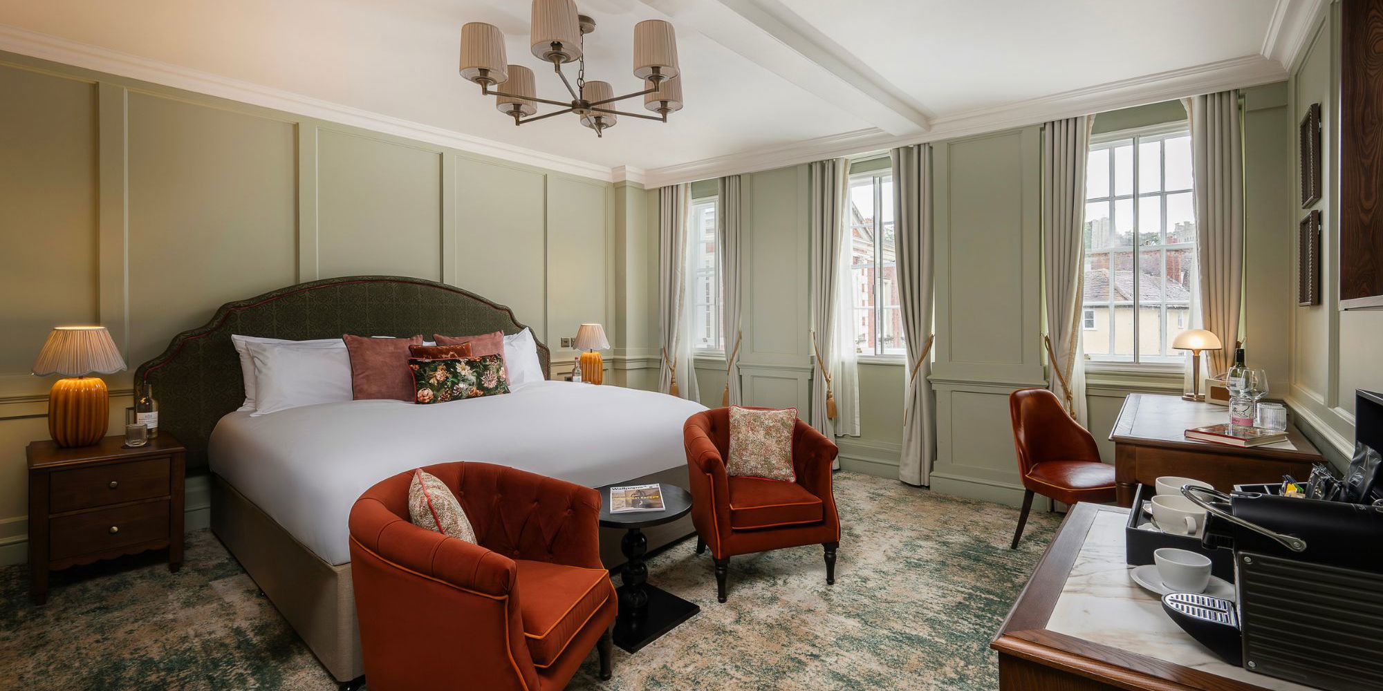 Castle Hotel Windsor main house rooms and suites