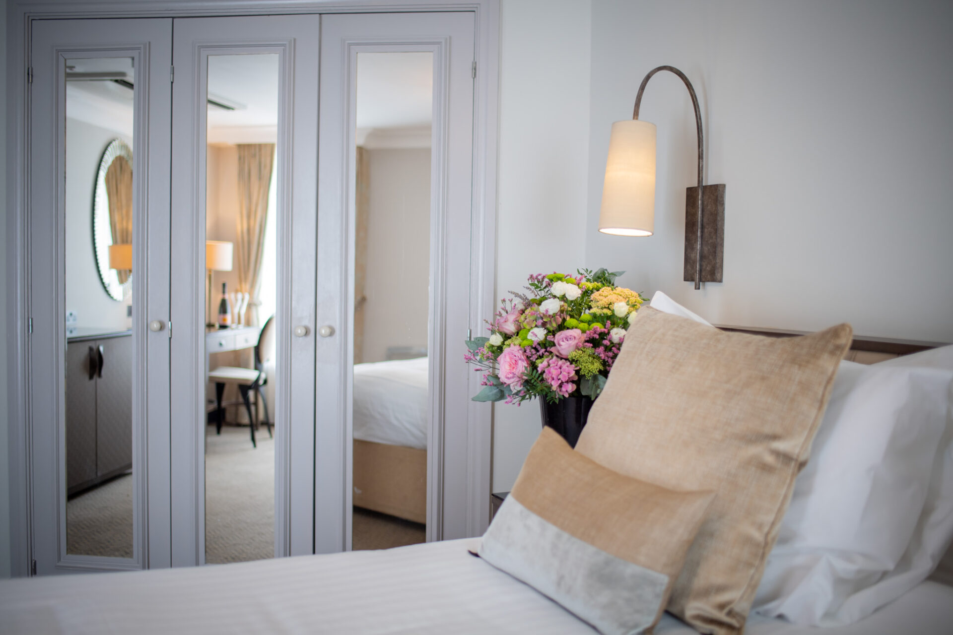 Deluxe bedroom at The Castle Hotel Windsor