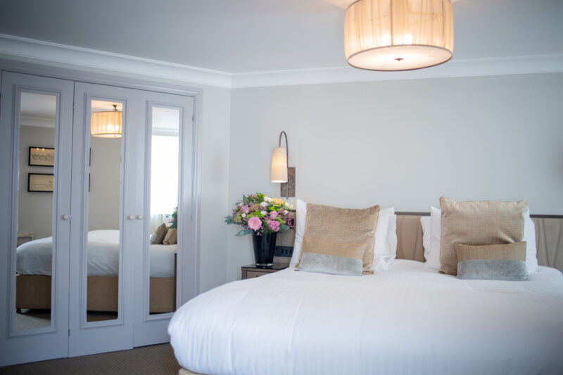 Deluxe bedroom at The Castle Hotel Windsor