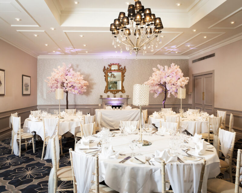 Castle Hotel Windsor weddings set up