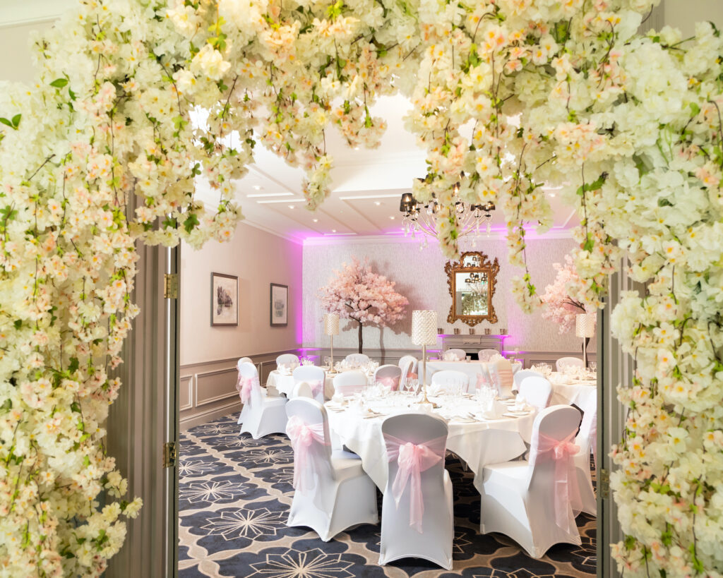 Castle Hotel Windsor weddings set up