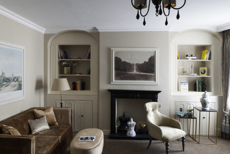 The Castle Hotel suite room seating area