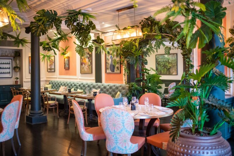 Leaf restaurant at The Castle Hotel Windsor