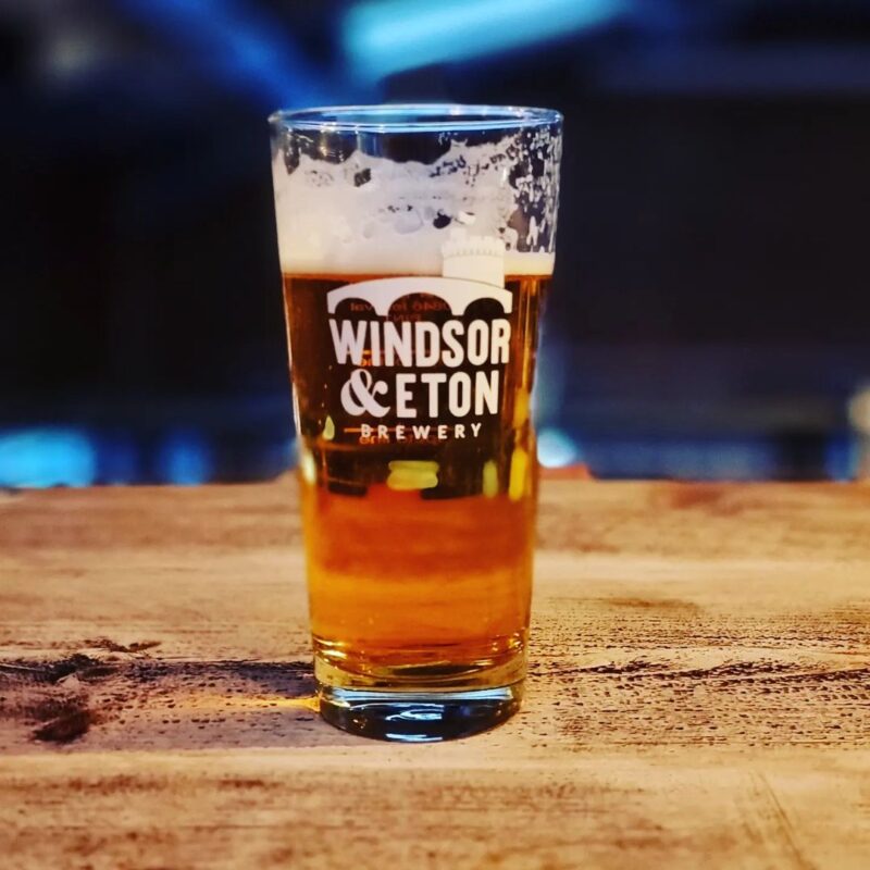Windsor Eton Brewery pint of lager