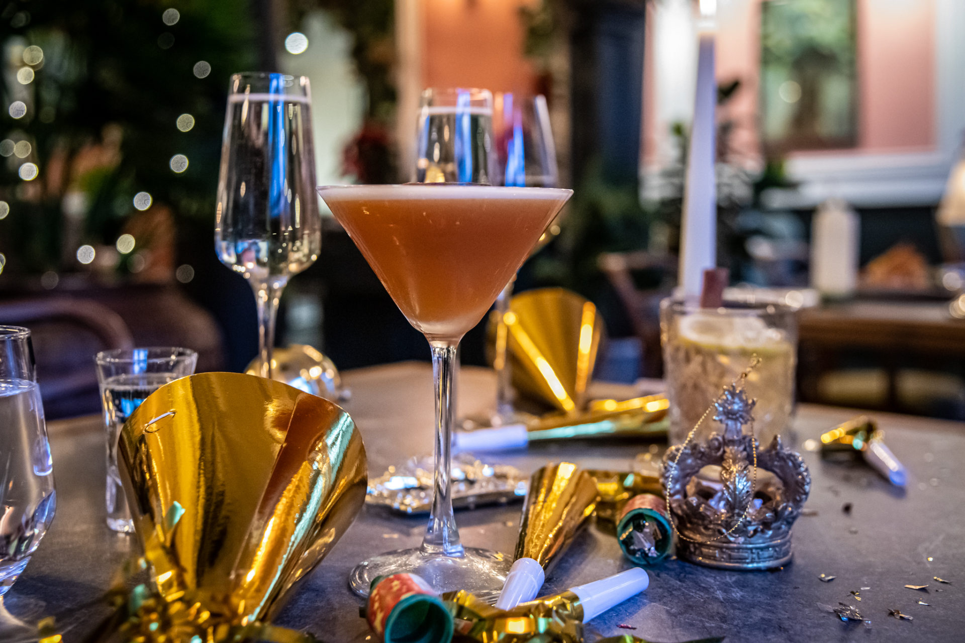 Christmas cocktails at The Castle Hotel
