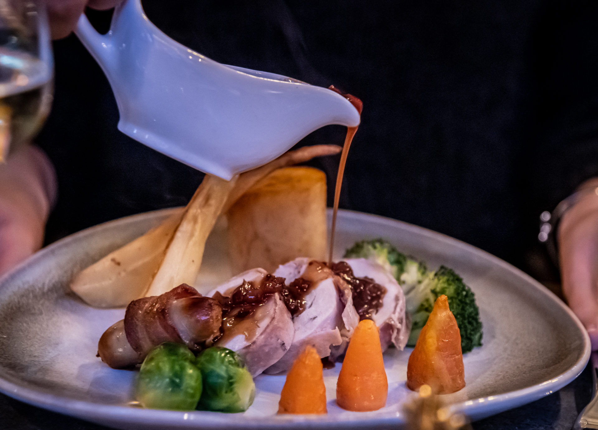 The Castle Hotel Christmas dish roast turkey