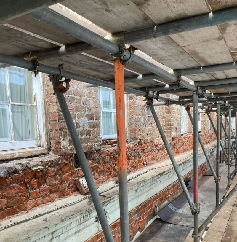 New look Castle Hotel works