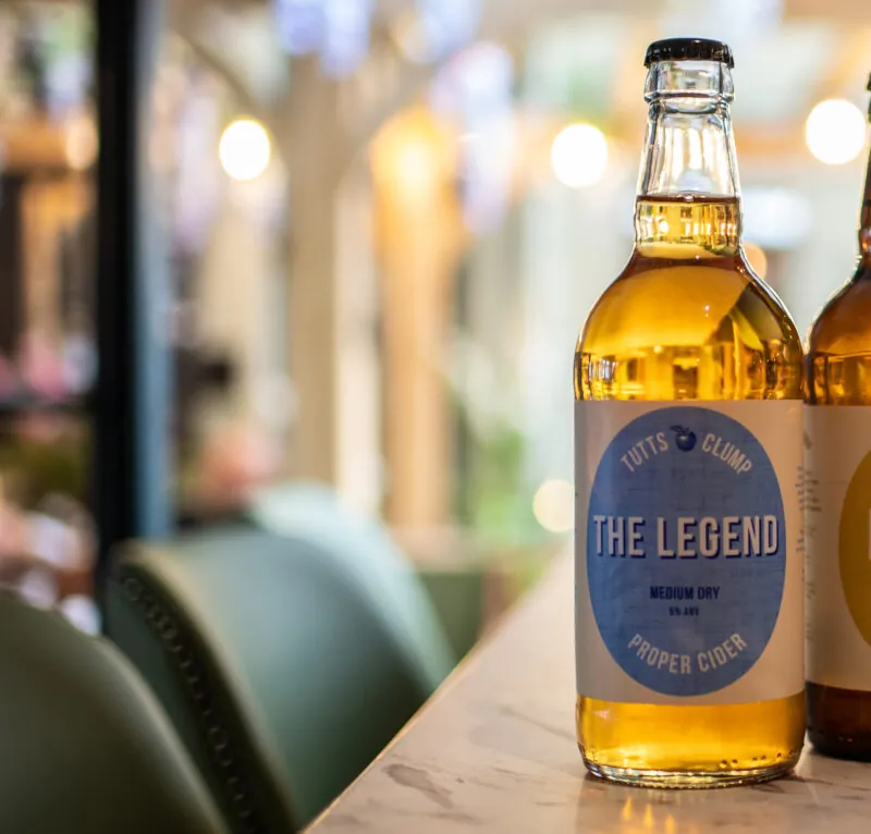 Tutts Clump Cider served at The Castle Hotel