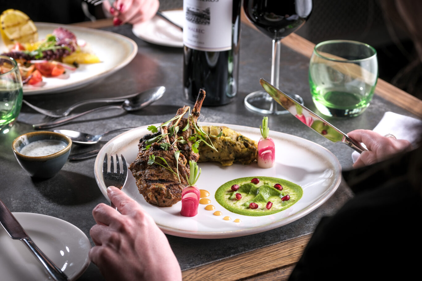 Tandoori Style Grilled Lamb Cutlet