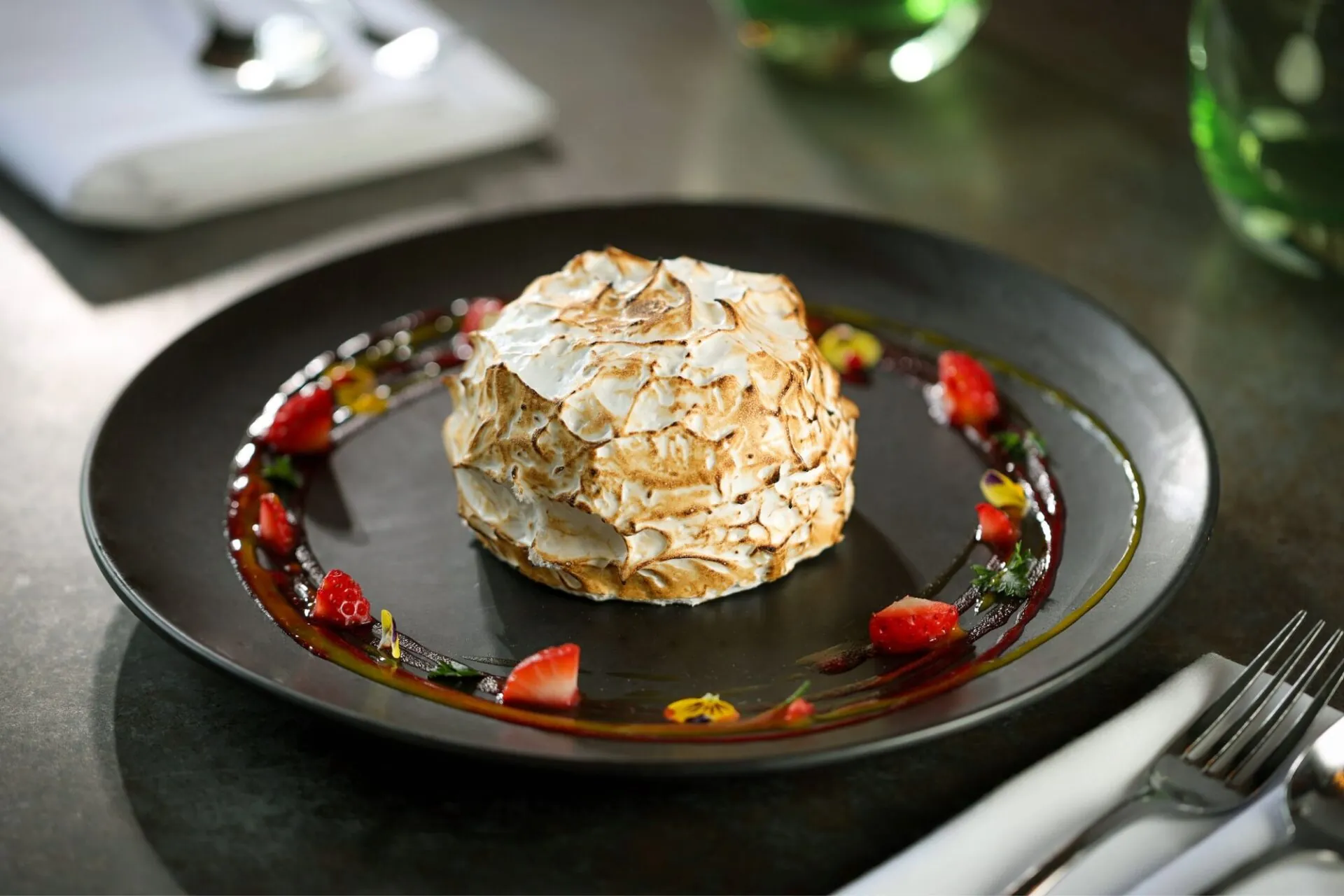 The Castle Hotel Windsor baked Alaska