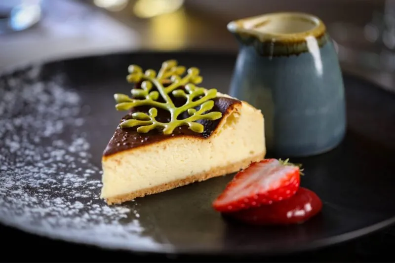 The Castle Hotel Windsor burnt Basque cheesecake