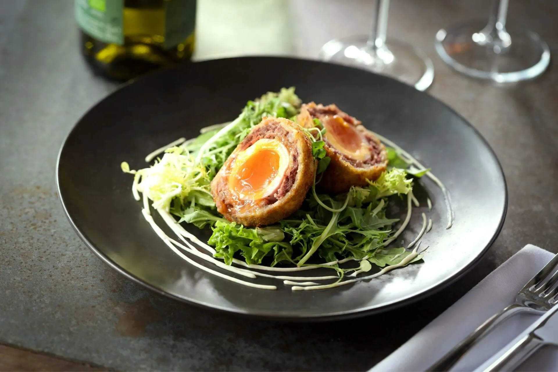 The Castle Hotel Windsor game Scotch egg