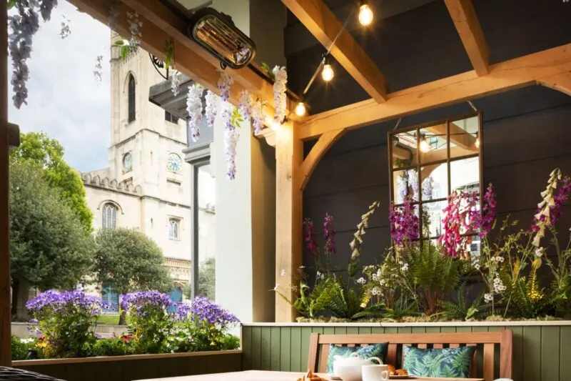 The Castle Hotel Windsor view from terrace