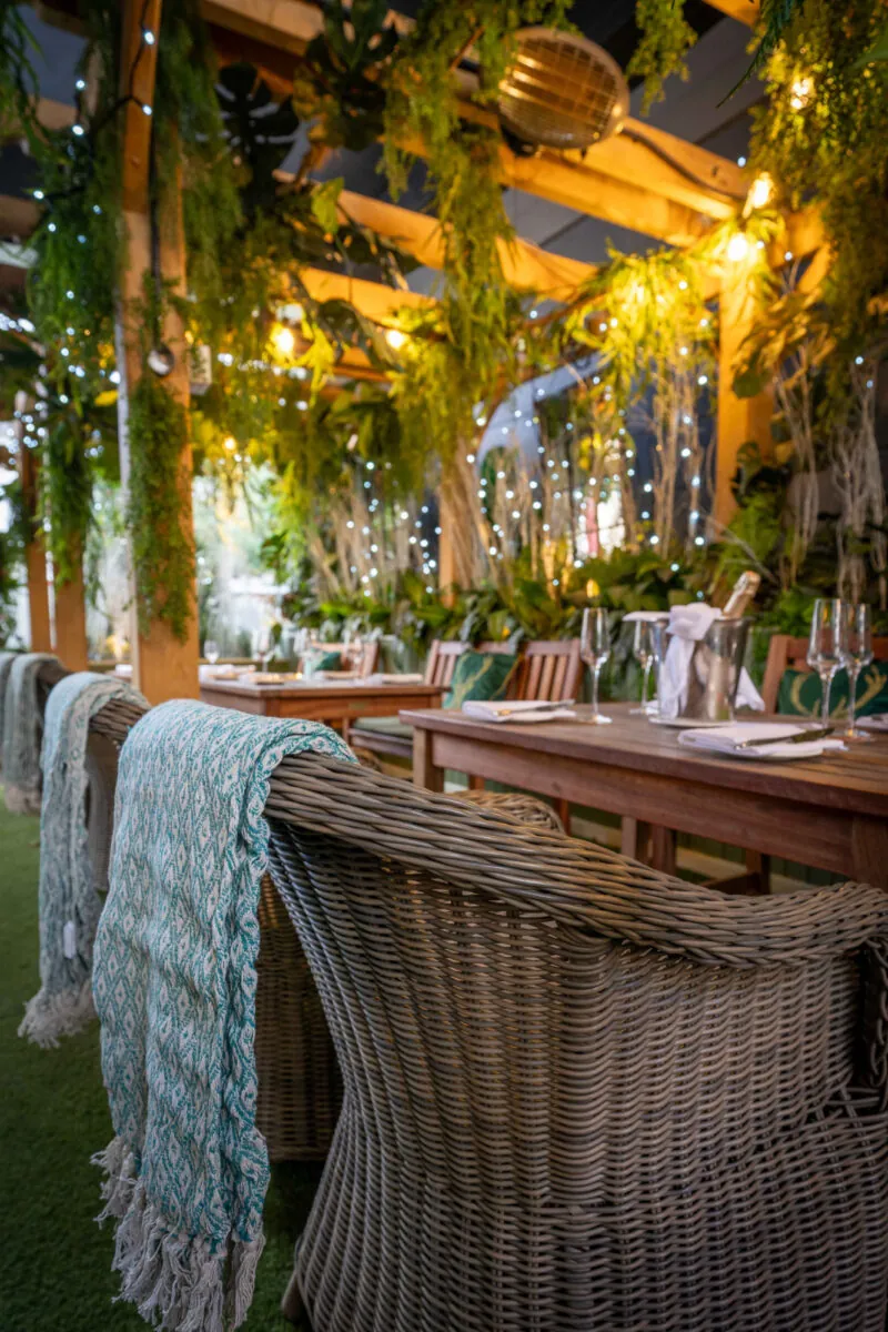 The Castle Hotel winter garden