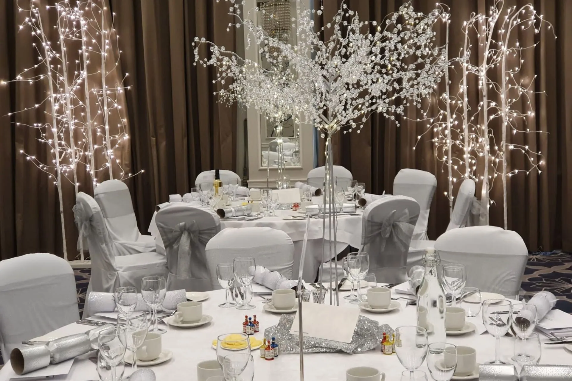 The Castle Hotel Windsor Christmas wedding reception