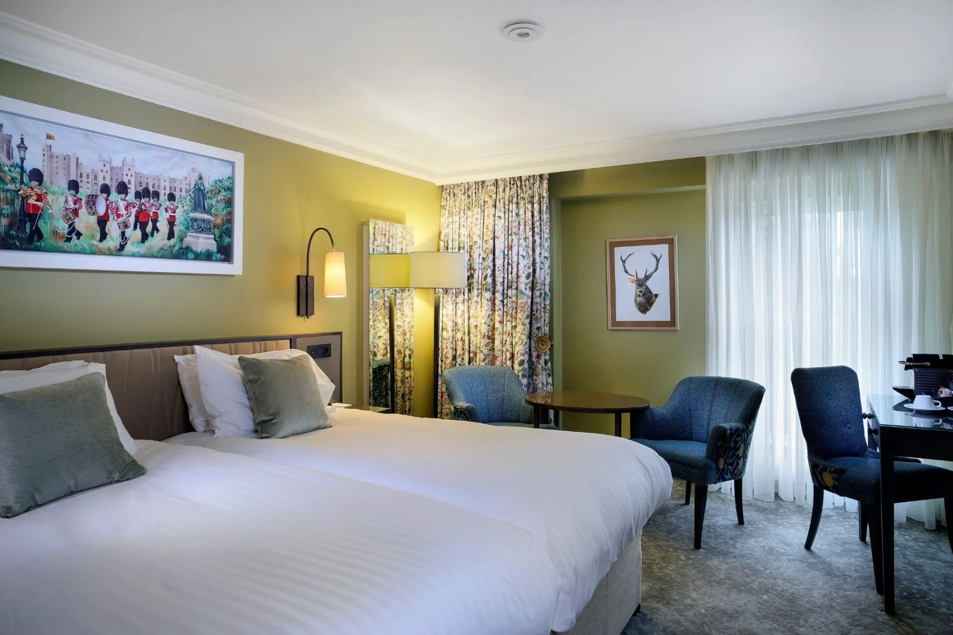 The Castle Hotel Windsor Classic twin bedroom Park Wing