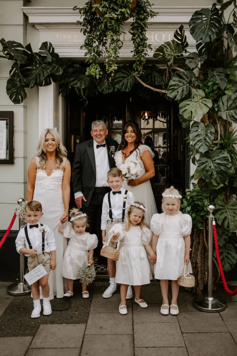 Lucy Riddle family wedding The Castle Hotel Windsor