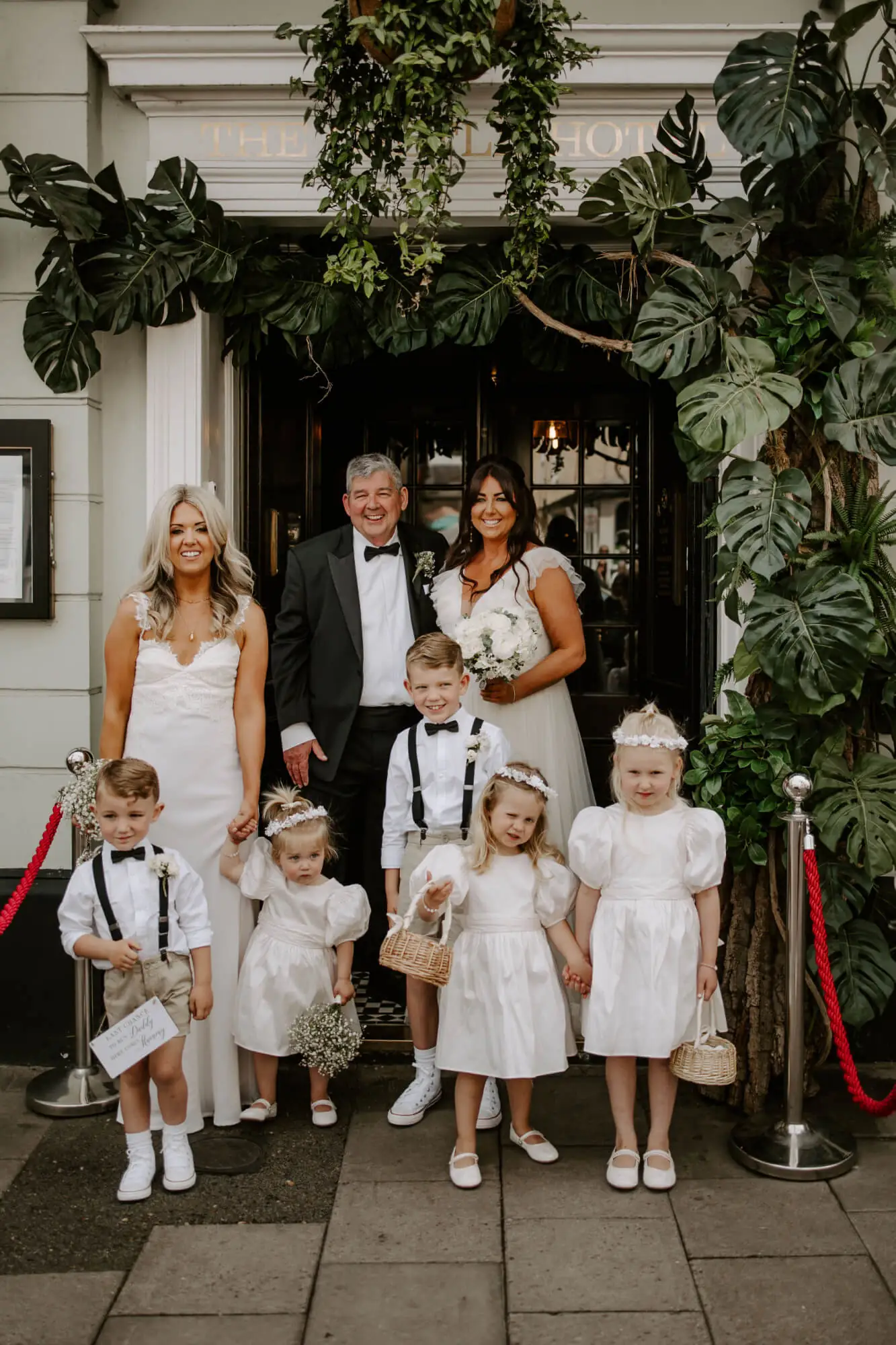 Lucy Riddle family wedding The Castle Hotel Windsor
