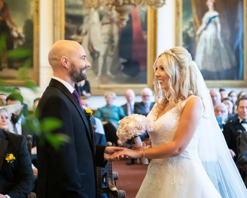 Rebecca Lloyd and husband Guildhall wedding ceremony