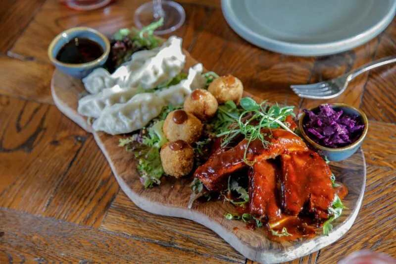 The Castle Hotel Windsor from the earth sharing platter