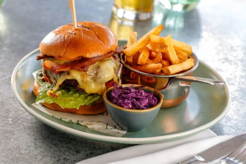 The Castle Hotel Windsor fully loaded castle burger