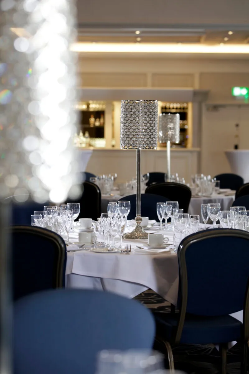 The Castle Hotel Windsor Windsor suite table centre close-up