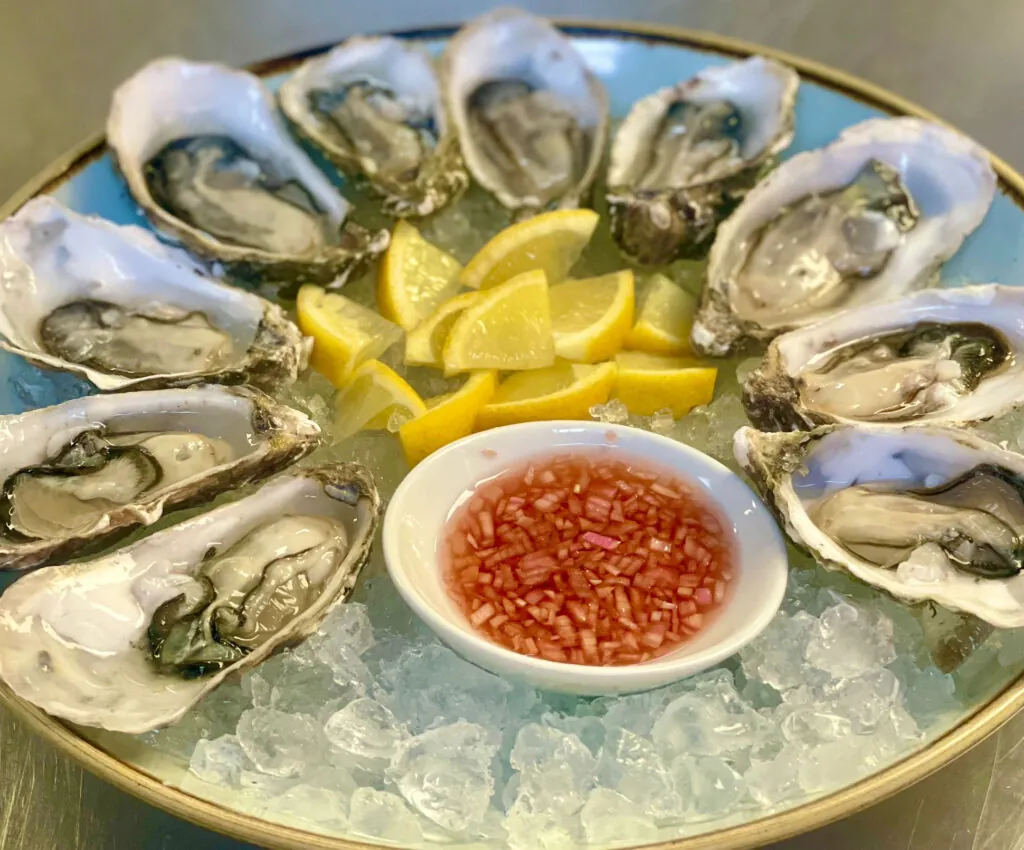 The Castle Hotel oysters