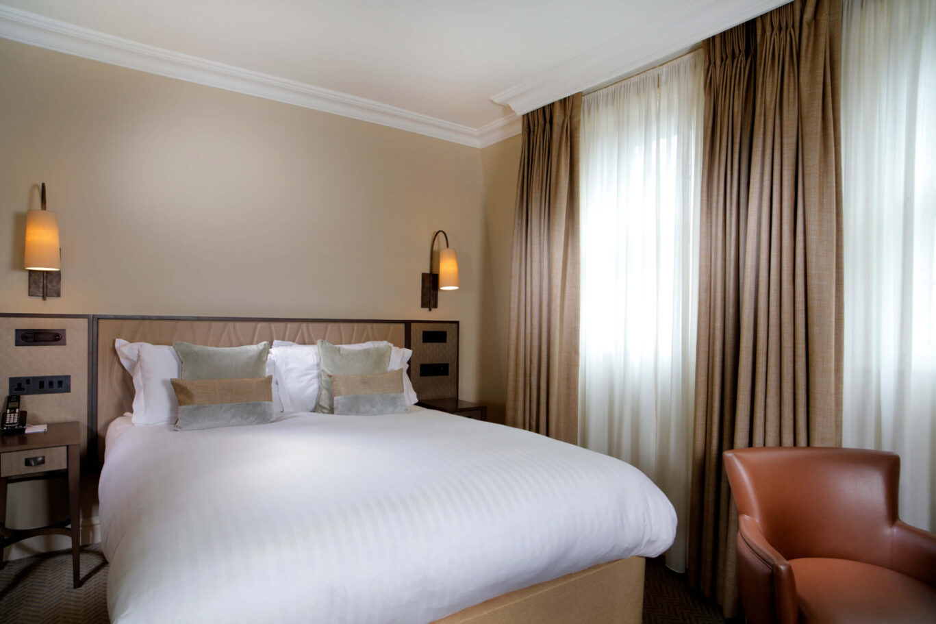 The Castle Hotel superior double bedroom