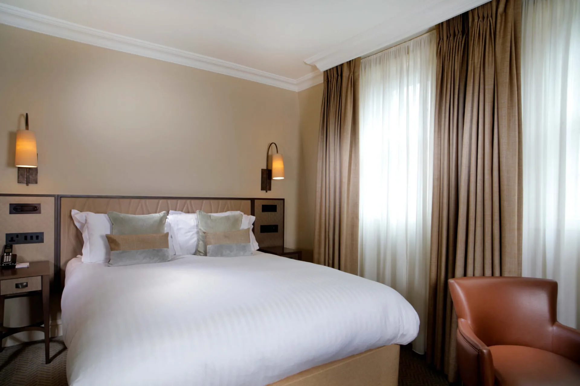 The Castle Hotel superior double bedroom