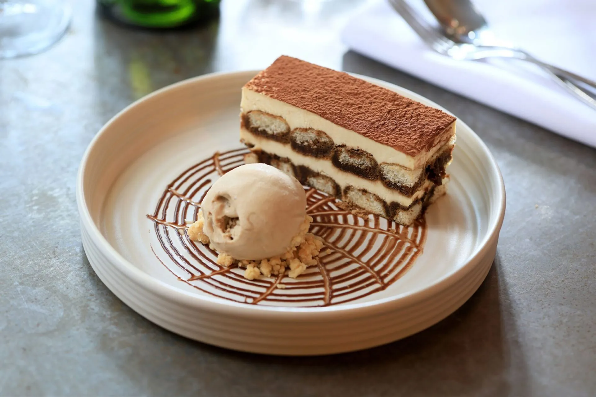 The Castle Hotel Windsor classic tiramisu