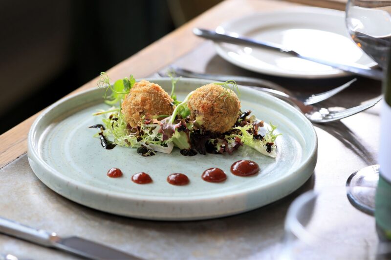 The Castle Hotel Windsor slow cooked venison bon bons