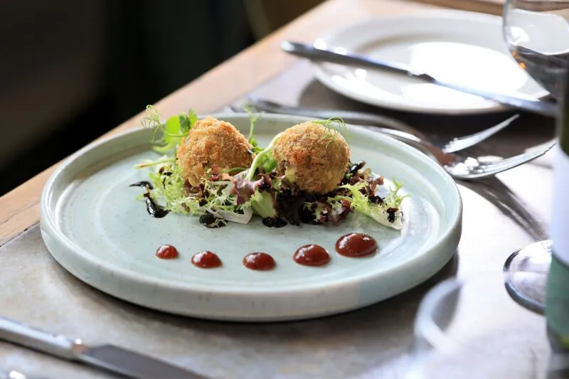 The Castle Hotel Windsor slow cooked venison bon bons