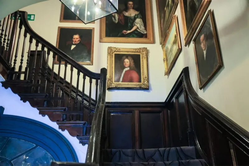 The Castle Hotel Windsor staircase close up