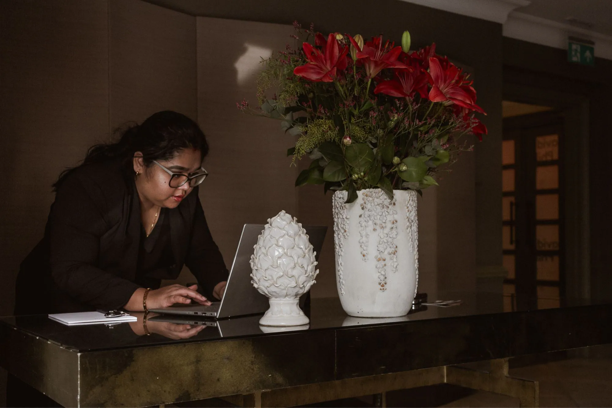The Castle Hotel Windsor receptionist